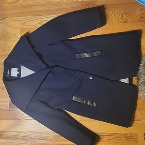 SOIA & KYO Asymmetrical Peacoat